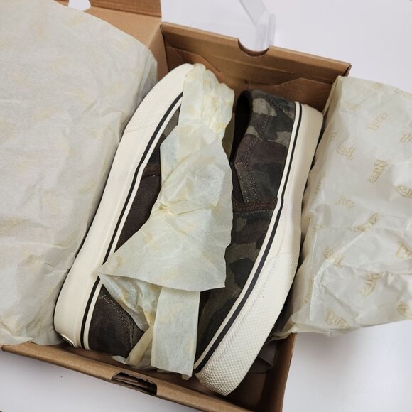 New G.H. Bass & Co. Pilot SP17 Suede Leather Camo Slip-On Shoes Mens 8.5M - Picture 7 of 16